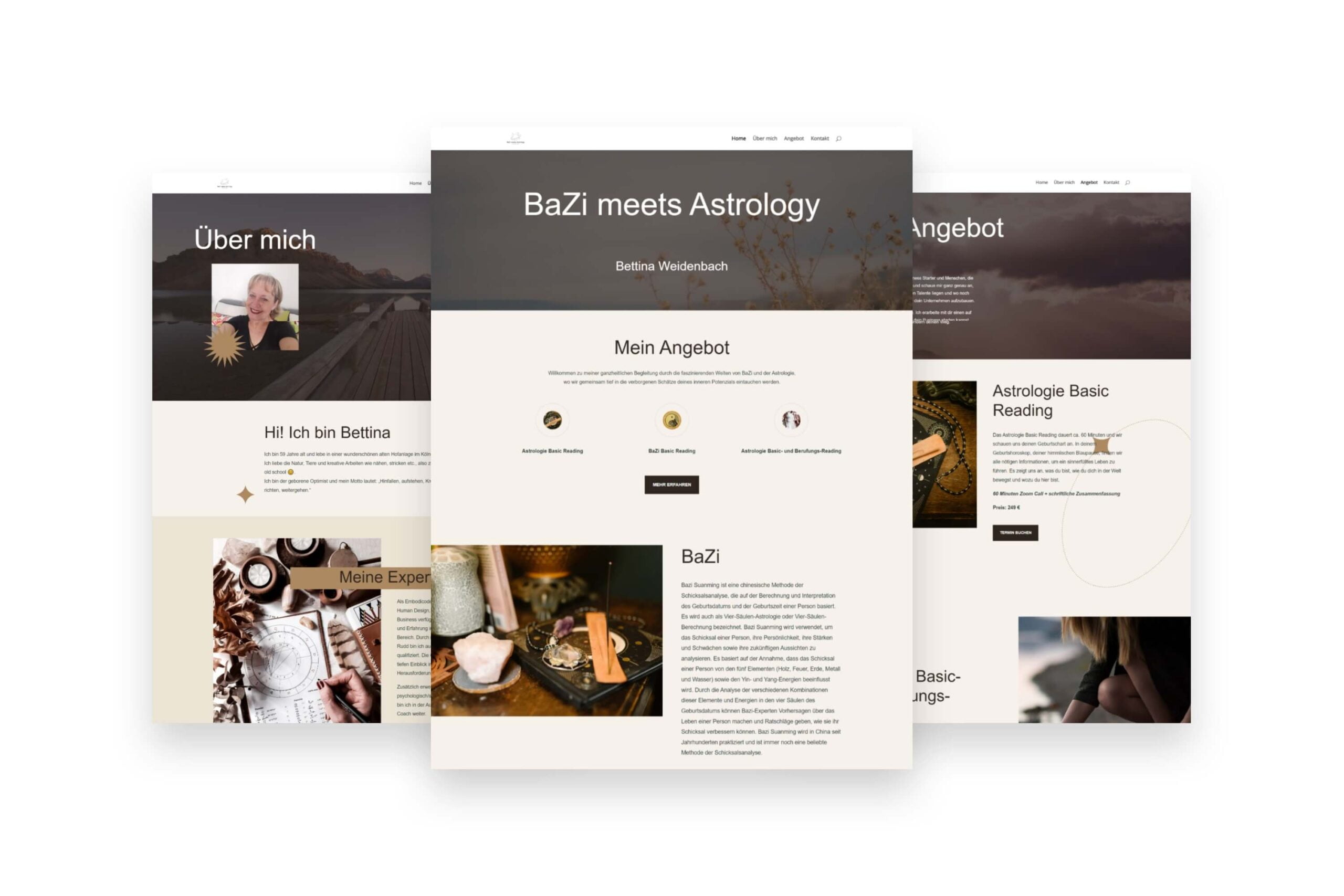 website mockup bazi meets astrology